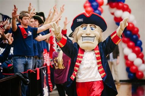 Patriot mascot of DBU